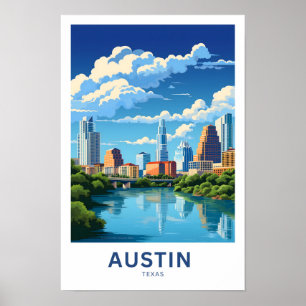 Poster Imprimer Austin Texas Travel