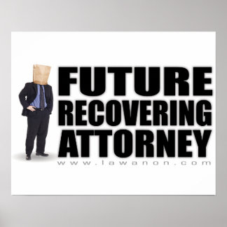 Poster Imprimer "Avocat de récupération future"