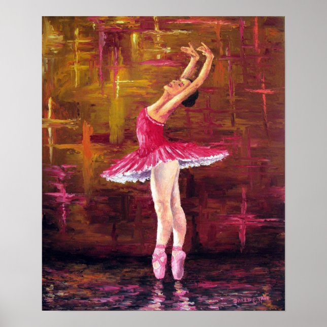 Poster Imprimer "Ballerina" (Devant)
