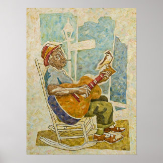 Poster Imprimer "Blues Bird"