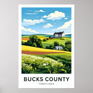Poster Imprimer Bucks County Pennsylvania Travel