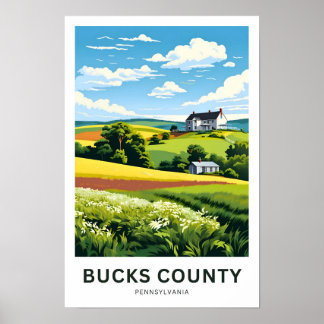 Poster Imprimer Bucks County Pennsylvania Travel