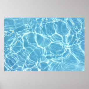Poster Imprimer Canevas d'eau de la piscine