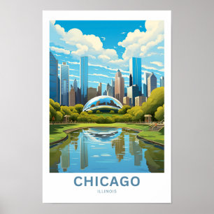 Poster Imprimer Chicago Illinois Travel