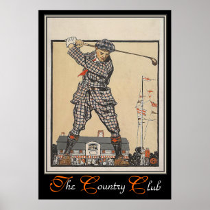 Poster Imprimer Country Club