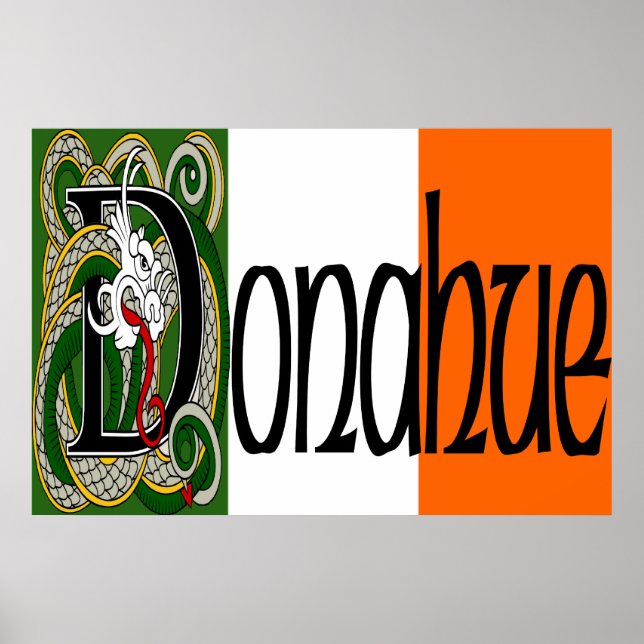 Poster Imprimer Donahue Celtic Dragon (Devant)