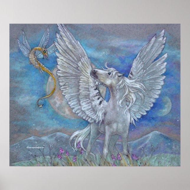 Poster IMPRIMER - Dragon de fée du Pegasus (Devant)