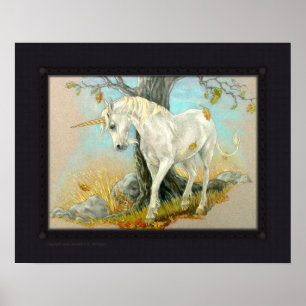 Poster Imprimer - Fin de l'été Unicorn