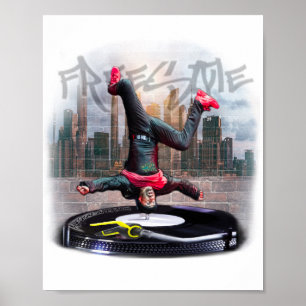 Poster Imprimer freestyle breakancer