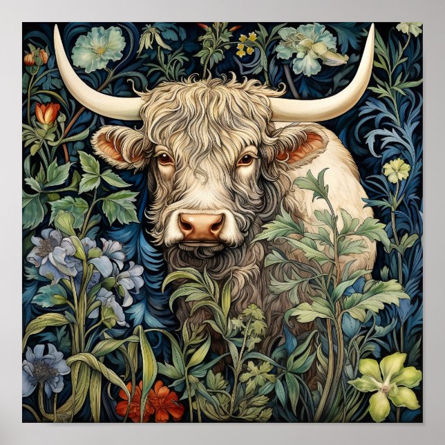 Poster Imprimer Highland Cow (Devant)