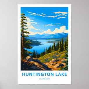 Poster Imprimer Huntington Lake California Travel