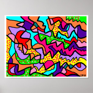 Poster Imprimer Image Gras Couleurs vives