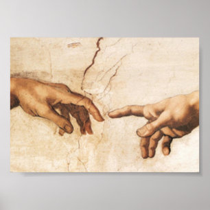 Poster Imprimer - La création d'Adam
