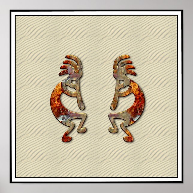 Poster / Imprimer "La Flûte de Kokopelli" (Devant)