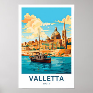 Poster Imprimer La Valette Malte