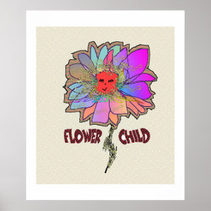 Poster Imprimer l'affiche des enfants de fleurs