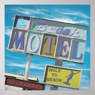 Poster Imprimer l'affiche du Motel Beach