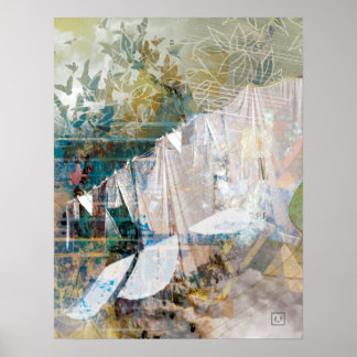 Poster Imprimer l'art des lignes