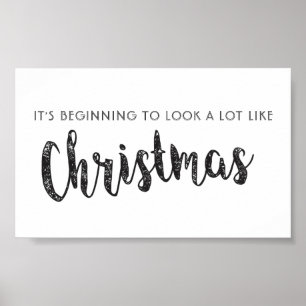 Poster Imprimer le mur de Noël