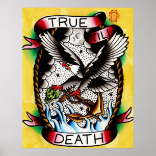 Poster Imprimer le temps réel de mort