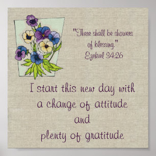 Poster Imprimer les bénédictions