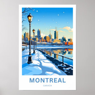 Poster Imprimer les voyages de Montréal Canada