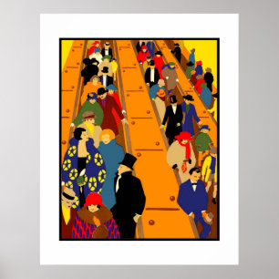 Poster Imprimer l'image Retro London Vintage