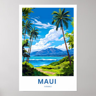 Poster Imprimer Maui Hawaii Travel