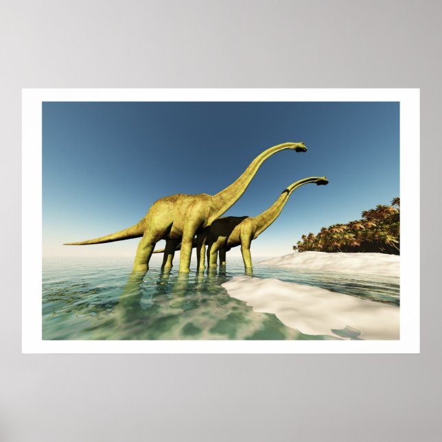 POSTER IMPRIMER MONDIALE DE DINOSAUR (Devant)
