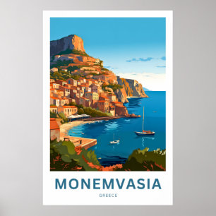 Poster Imprimer Monemvasia Grèce Travel