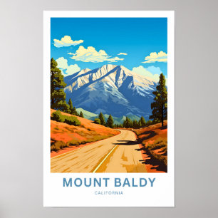 Poster Imprimer Mont Baldy California Travel