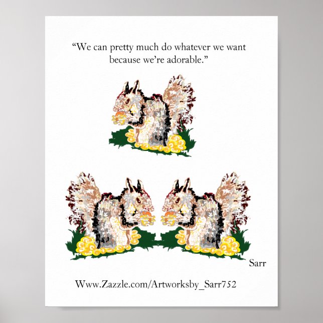 Poster Imprimer, Papier d'affiche de valeur (Matte) écure (Devant)