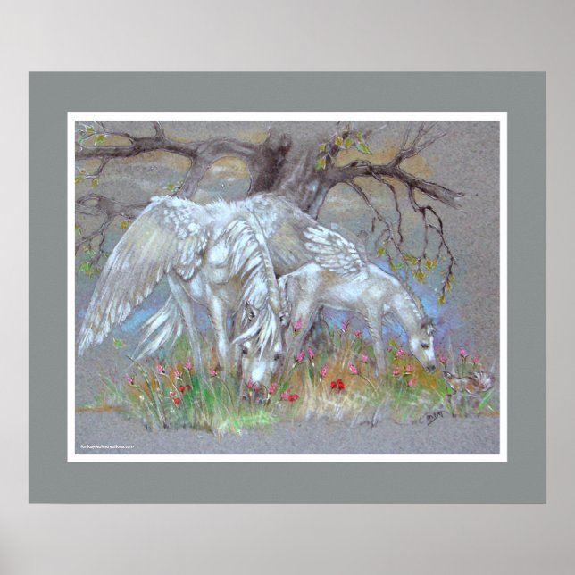 Poster IMPRIMER - Pegasus Mother & Foie (Devant)