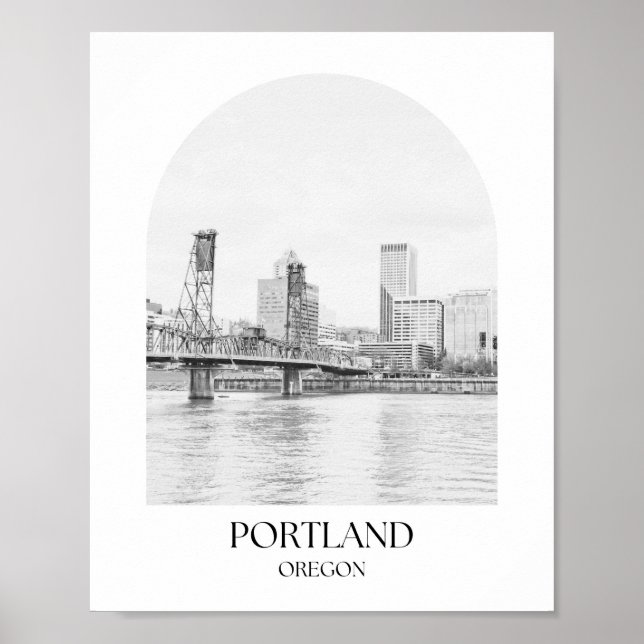 Poster Imprimer photo de Portland Oregon Arch (Devant)