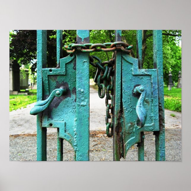 Poster Imprimer Portes du cimetière (Devant)