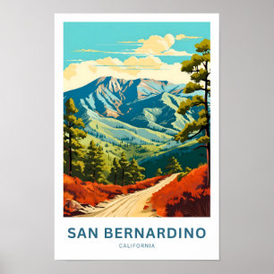 Poster Imprimer San Bernardino California Travel