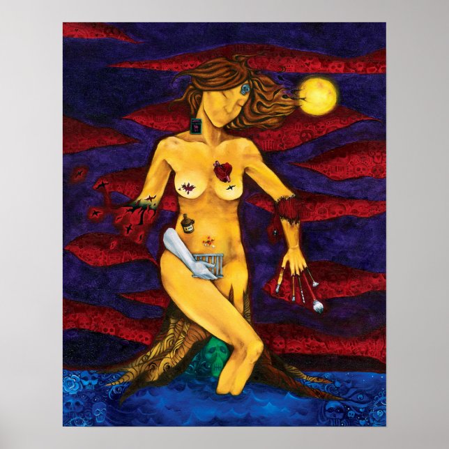 Poster IMPRIMER série "Hollow" (Devant)