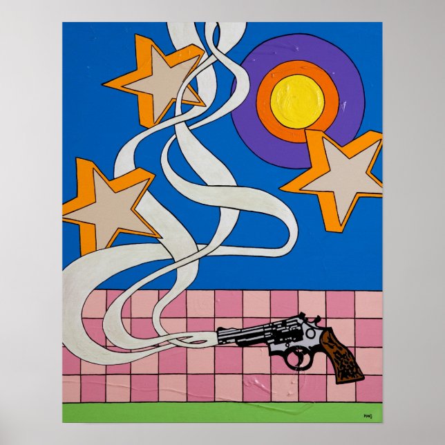 Poster Imprimer "Shootin' Starz" (Devant)