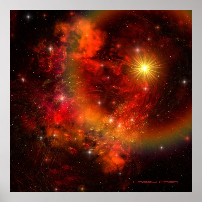 POSTER IMPRIMER SUPERNOVA (Devant)