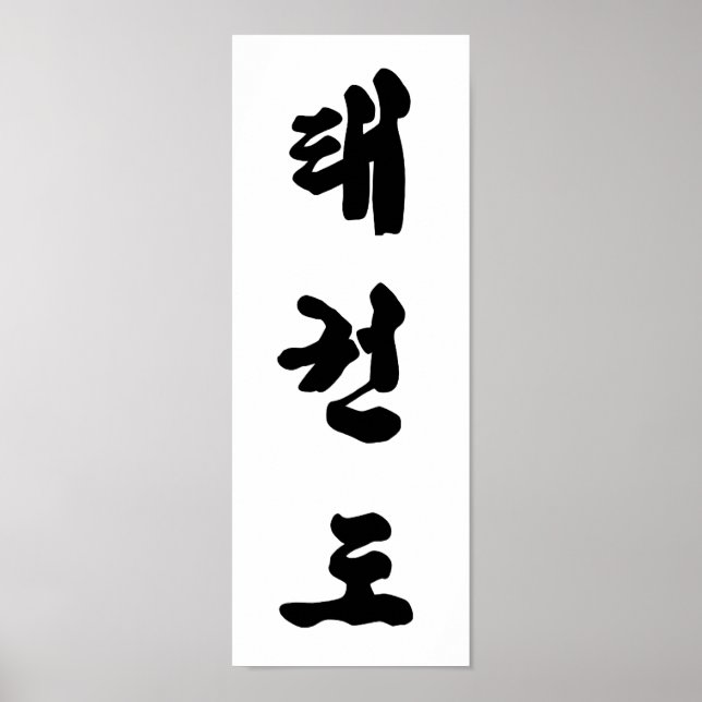 Poster Imprimer Tae Kwon Do (Devant)