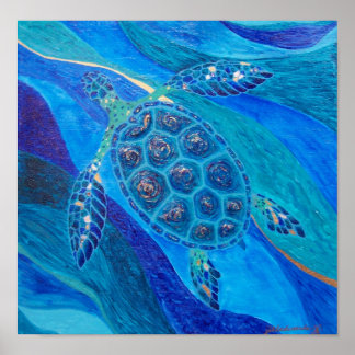 Poster Imprimer "Thread d'or"