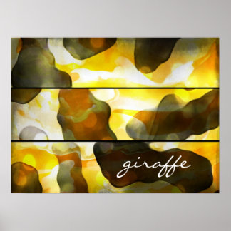 Poster Imprimer ToniGIRAFFE
