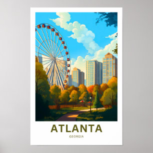 Poster Imprimer Voyage Atlanta Georgia