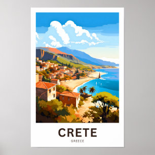 Poster Imprimer Voyage Crète Grèce