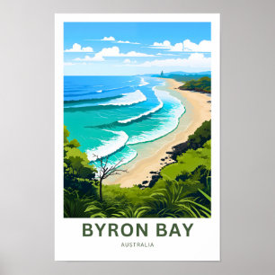Poster Imprimer voyage de Byron Bay Australie