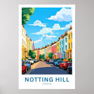 Poster Imprimer voyage de Notting Hill Londres