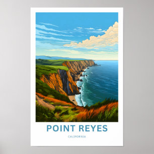 Poster Imprimer voyage de Point Reyes Californie