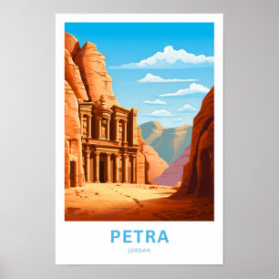 Poster Imprimer voyage Petra Jordan
