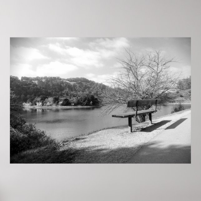 Poster Imprimer vue lac (Devant)