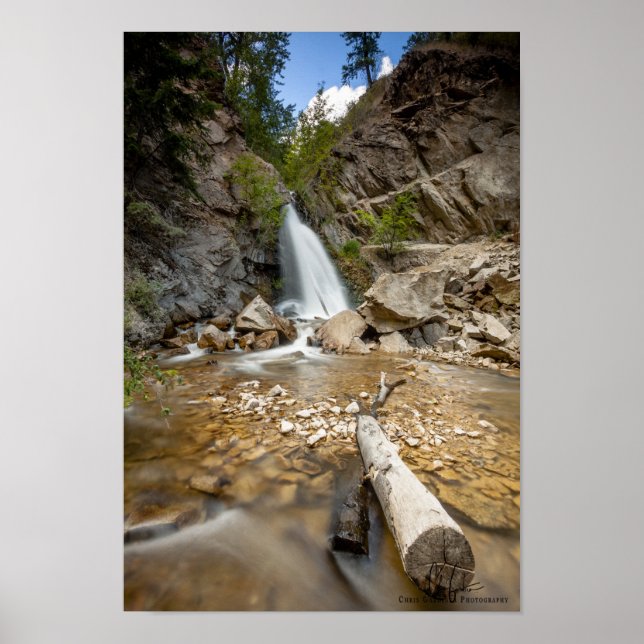 Poster Imprimerie d'art des chutes pittoresques (Devant)